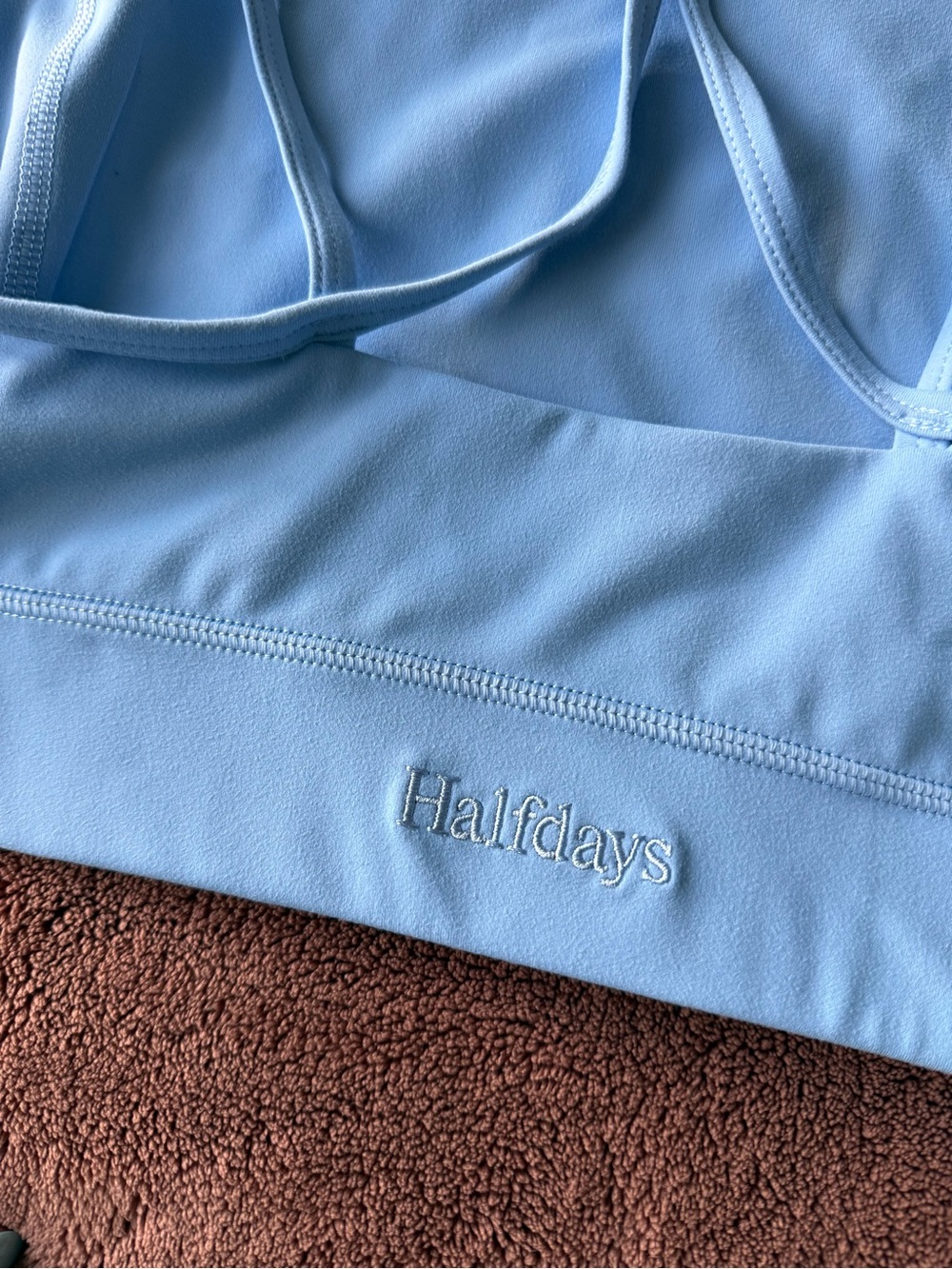 Halfdays Gwen Longline Light Blue Tank - Picture 8 of 10
